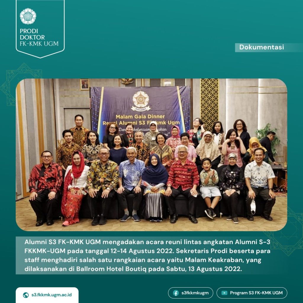 Kegiatan Temu Alumni S3 FK-KMK UGM – Program Studi Doktor FK-KMK UGM
